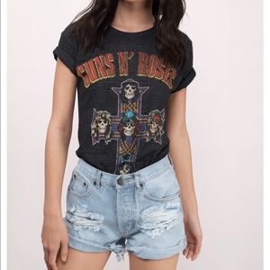 Tobi Ripped Denim Shorts